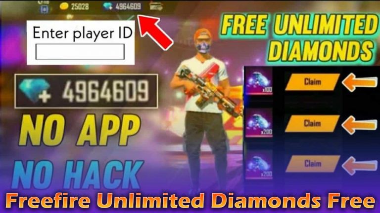 freefire Unlimited Diamonds free